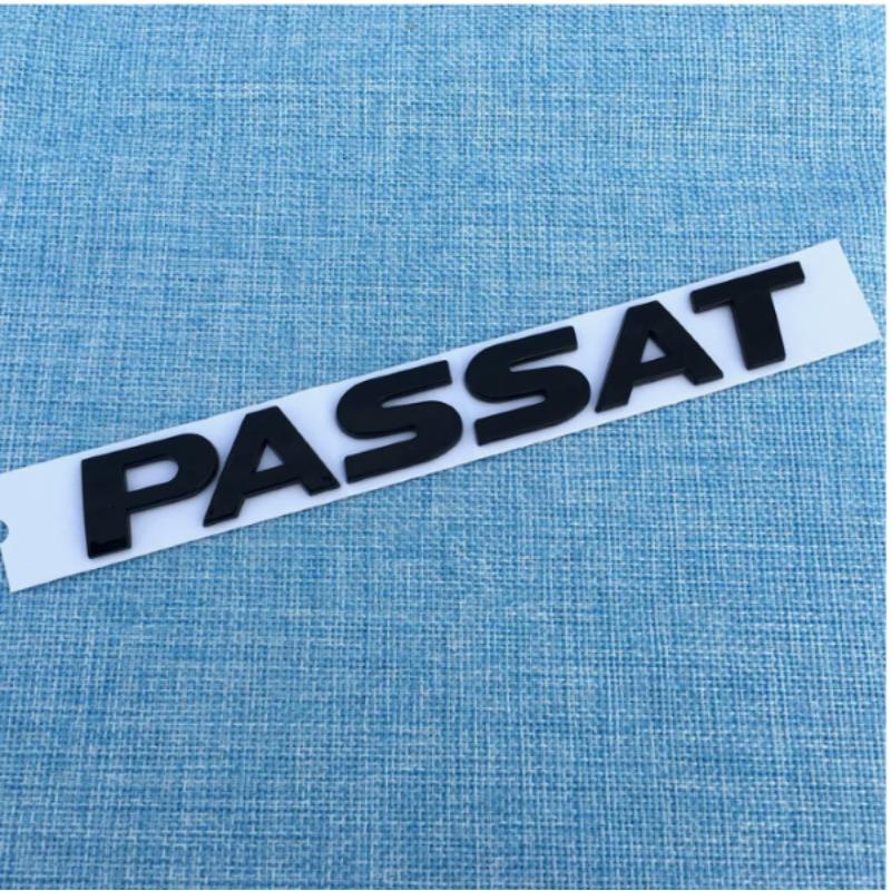Auto Buchstaben Hinten Stamm Aufkleber Emblem Abzeichen Logo Aufkleber für CC GOLF POLO BORA JETTA SAGITAR LAVIDA MAGOTAN PASSAT TOURAN TIGUAN TOUAREG PASSAT schwarz von Joom DACH