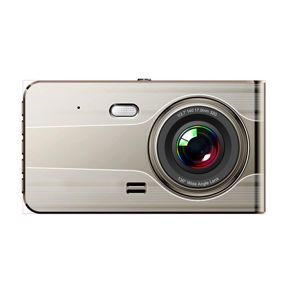 Auto Dashcam DVR979G mit Rückfahrkamera - Full HD, G-Sensor, LCD - Beige von Joom DACH