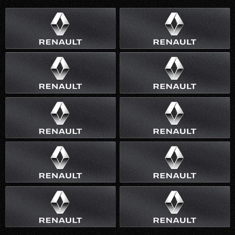 Auto Fensterheber Knopf Aufkleber Lenkrad Aufkleber Auto Styling für Renault Dacia Megane 2 3 4 Twingo Clio Talisman Captur Trafic Kwid Scenic 2 10pcs Renault von Joom DACH