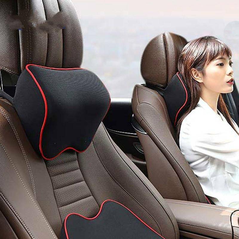 Auto Hals Kopfstütze Kissen Auto Sitz Kopf Unterstützung Protector Autos Sitz Rest Memory Baumwolle Unter Dem Hals Im Auto black von Joom DACH