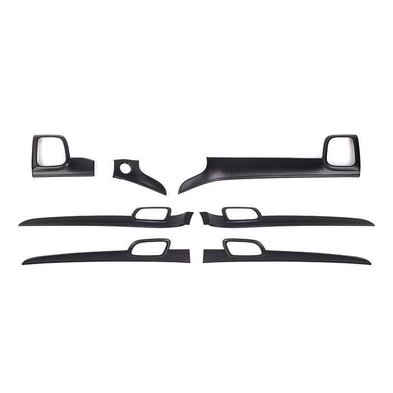 Auto Mittelkonsole Dekorplatte Innengriff Dekorative Streifenabdeckung Aufkleber Für Jeep Grand Cherokee 2011-2020 ABS Innenzubehör matte schwarze von Joom DACH