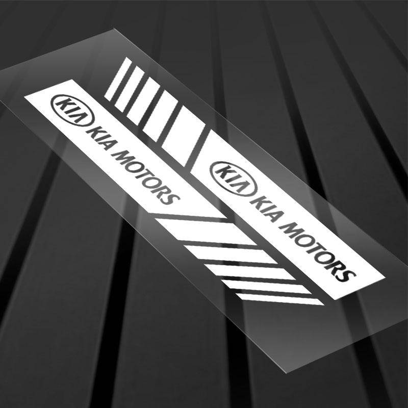 Auto Rückspiegel Vinyl Wasserdichte Aufkleber Dekor Rückspiegel Aufkleber Für Kia Rio Ceed Sportage Cerato Soul Sorento K2 K5 Klapp Auto Zubehör weiß von Joom DACH