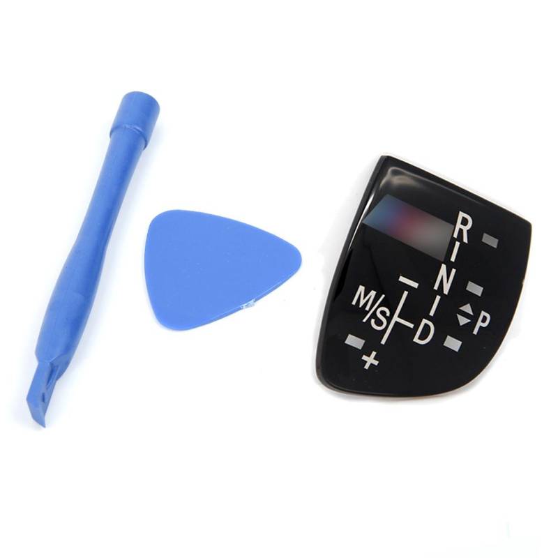 Auto Schaltknauf Panel Schaltknopf Abdeckung Emblem M Performance Aufkleber für BMW X1 X3 X5 X6 M3 M5 F01 F10 F30 F35 F15 F16 short  with M logo von Joom DACH