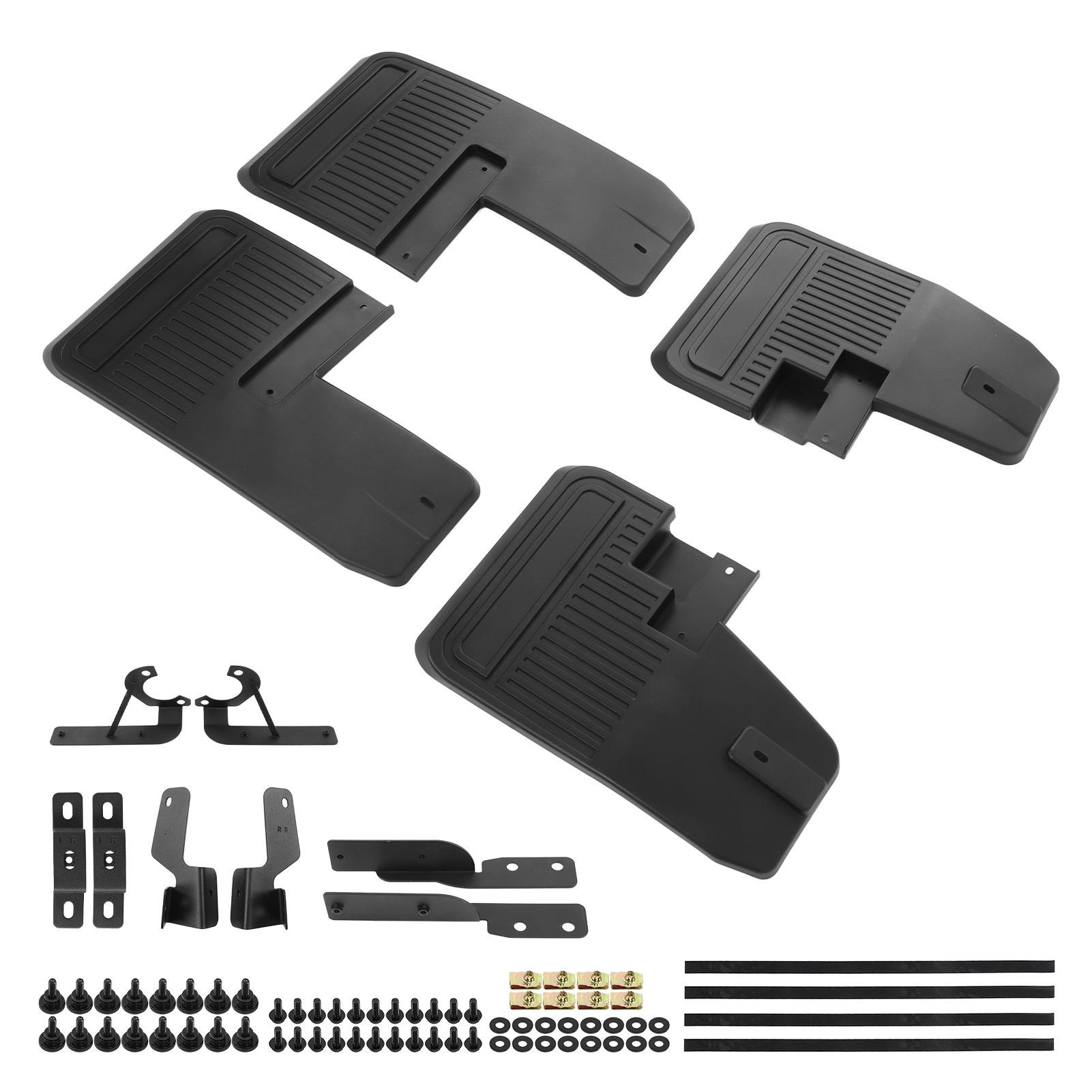 Auto Schmutzfänger Schwarz Vorne Hinten Reifen Schlammspritzschutz Satz Ersatz für Ford Bronco 2 4 Türer von Joom DACH