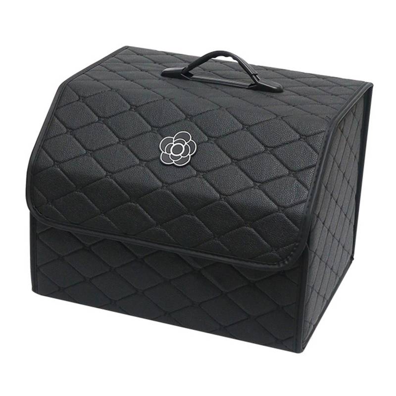 Auto Stamm Lagerung Organizer Hohe Kapazität Mehrzweck Pu Leder Tragbare Stamm Lagerung Box mit schwarz von Joom DACH