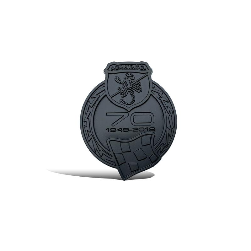 Auto Styling 3D Metall Logo Auto Aufkleber Stamm Emblem Aufkleber Für Abarth 70th Anniversary 595 Esseesse Abzeichen Competizione Turismo von Joom DACH