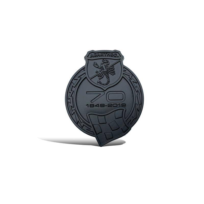 Auto Styling 3D Metall Logo Auto Aufkleber Stamm Emblem Aufkleber Für Abarth 70th Anniversary 595 Esseesse Abzeichen Competizione Turismo von Joom DACH