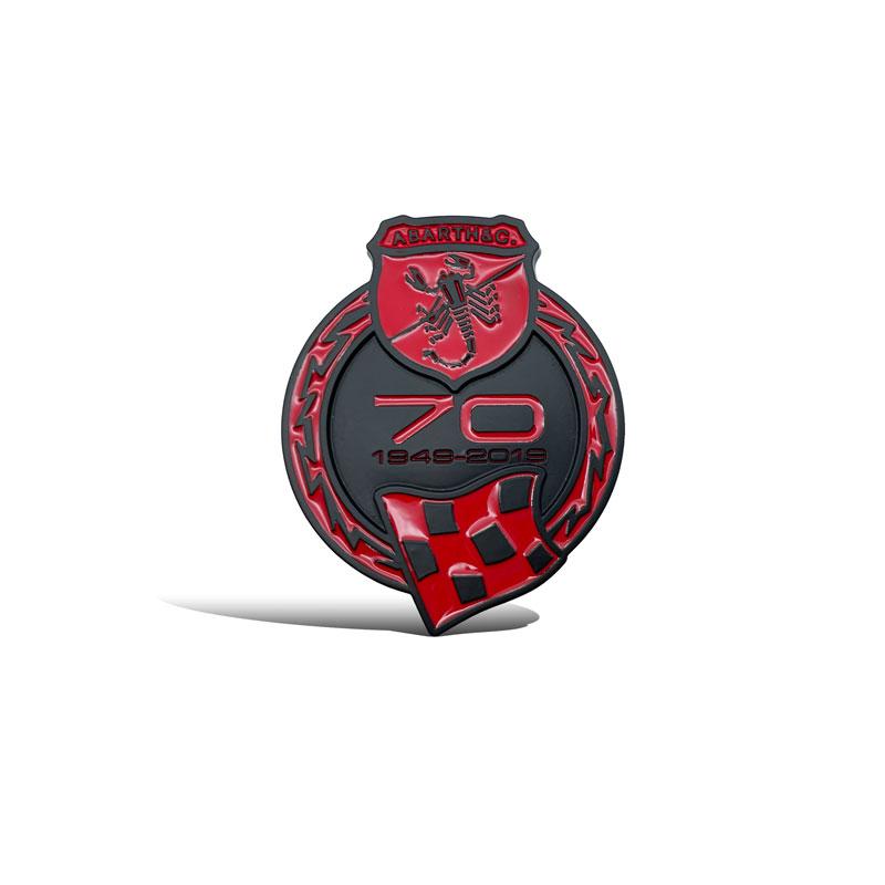 Auto Styling 3D Metall Logo Auto Aufkleber Stamm Emblem Aufkleber Für Abarth 70th Anniversary 595 Esseesse Abzeichen Competizione Turismo von Joom DACH