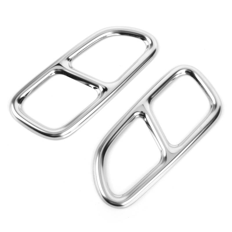 Auto Vierfach Auspuffspitzen Zierleiste Edelstahl Glänzend Ersatz für MercedesBenz CLA 20132015 von Joom DACH