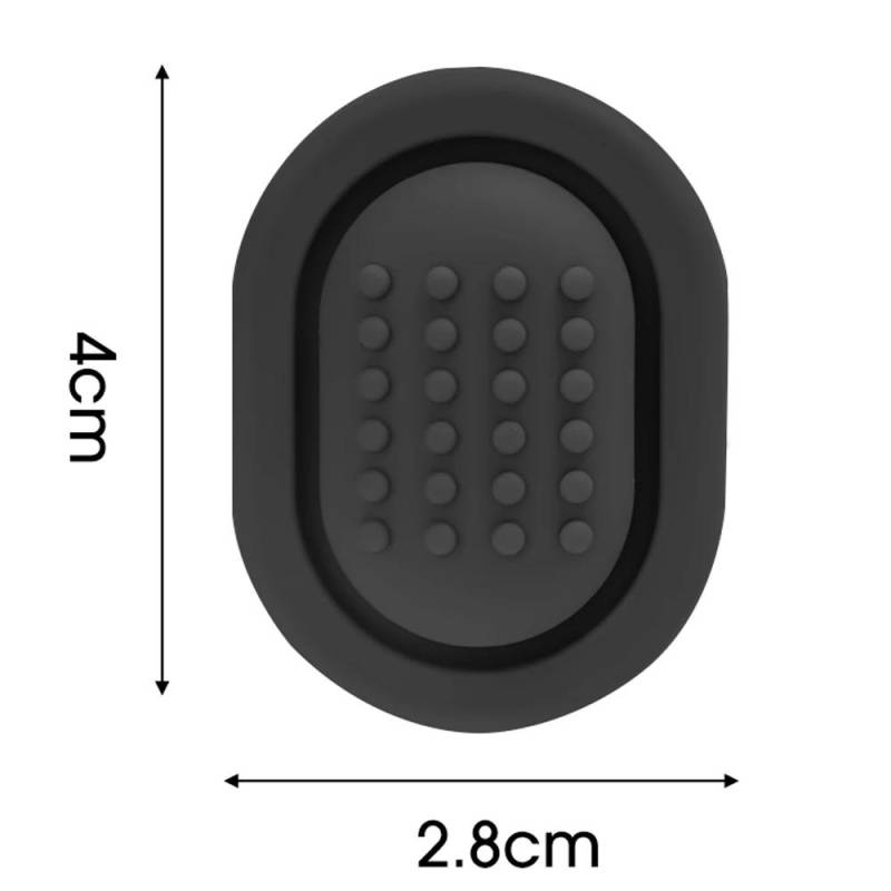 Auto-Wasserbecherbegrenzer, Auto-Wasserbecherschlitz, Anti-Rutsch-Silikon-Pad, Einsteckschlitz, Trinkflasche, selbstklebender Begrenzer, Stoßdämpfer 12pcs schwarz von Joom DACH