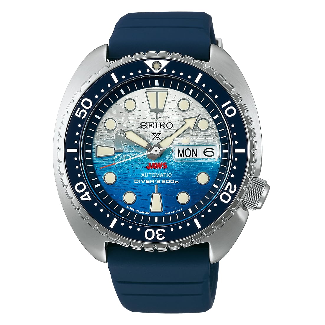 Automatikuhr Prospex Mechanical JAWS 50th Anniversary Limited Edition SBDY137 Marineblau [Seiko Watch] Taucheruhr Herren von Joom DACH