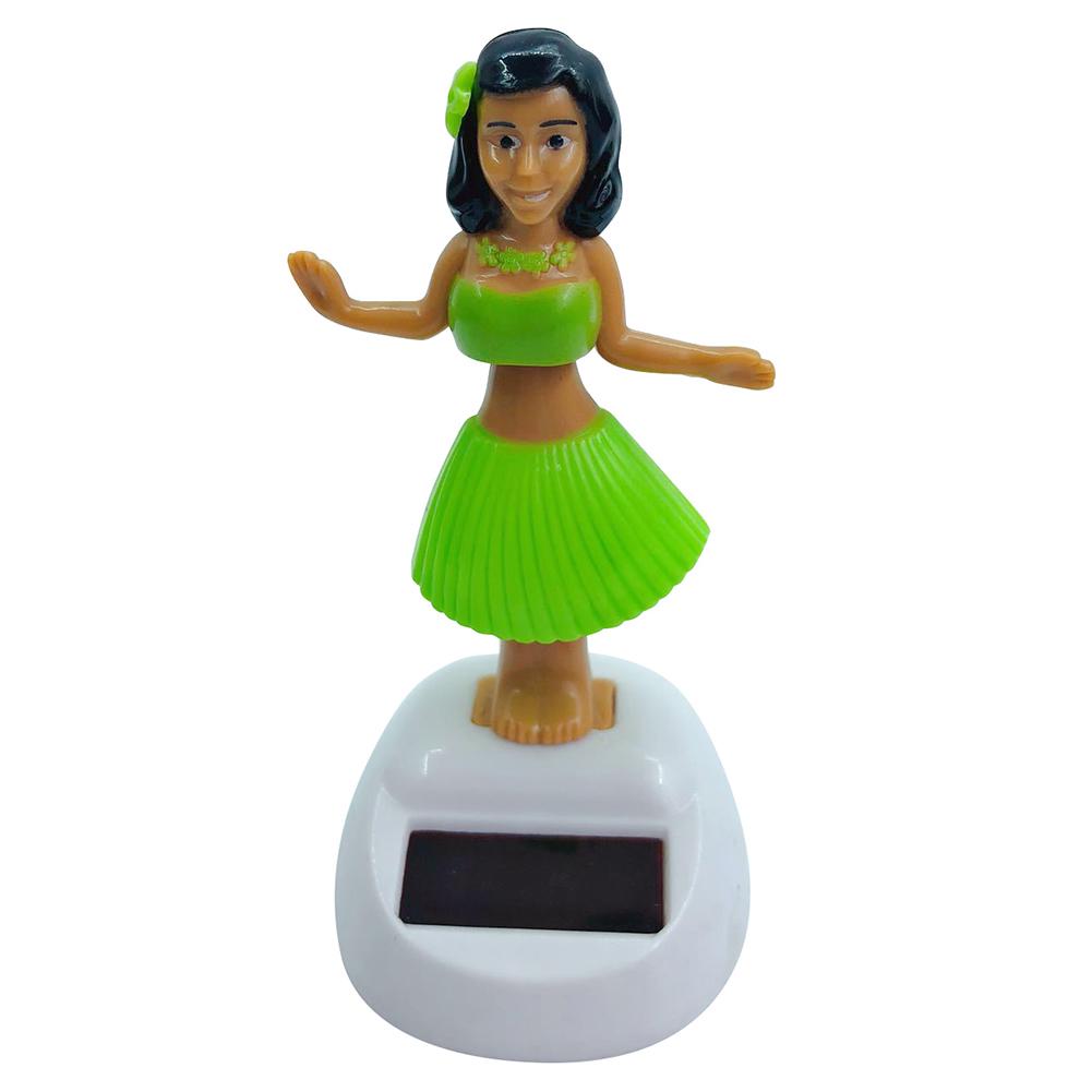 Autos Auto Teile Auto Schaukel Ornament Innen Mädchen Armaturenbrett Ornamente Automatische Solar Strand Tanzen grün von Joom DACH