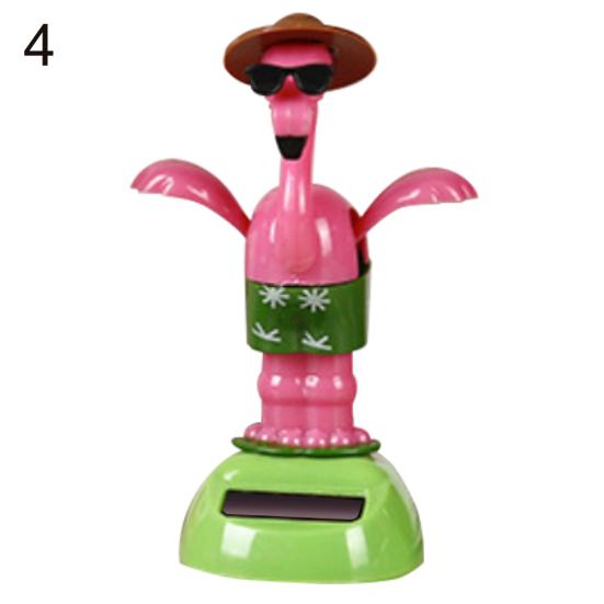 Autos Autoteile Ornament Auto Ornamente Home Bier Flip Flap Topf Schaukel Hund Kunststoff Power Solar Spielzeug Flamingo 6cm von Joom DACH