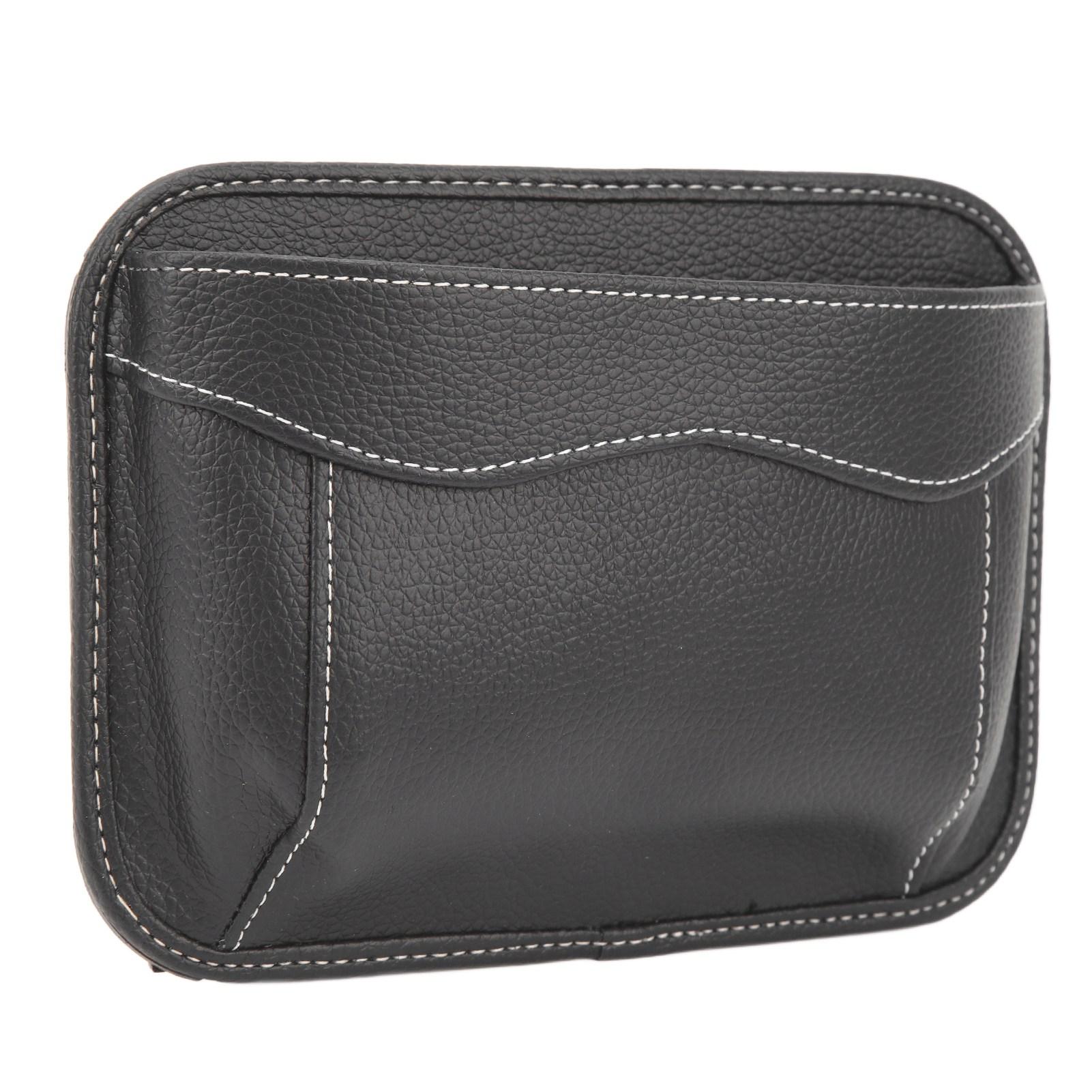 Autositz Seiten-Organizer PU Leder Mini Aufbewahrungstasche Tür Fenster Konsole Sitzlehne Lückenfüller von Joom DACH