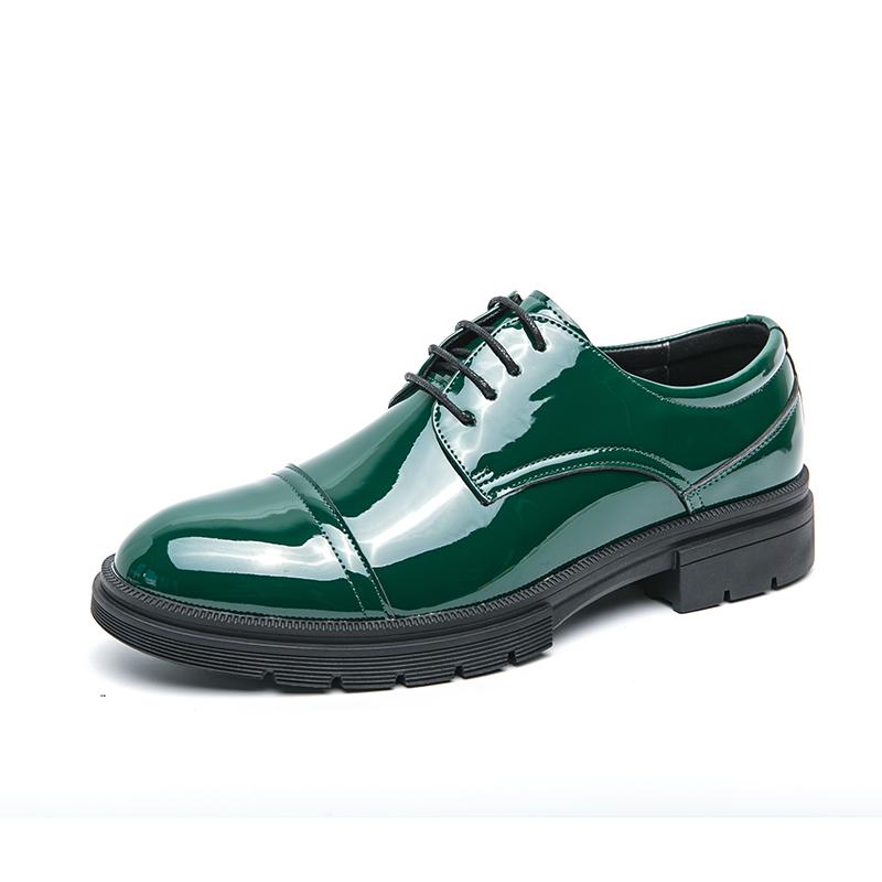 Herbst Lässige Leder Grüne Oxford Schuhe Hochwertige Herren Fahr-Büroschuhe Mokassins Bequeme Party Mode Schuhe Herren 42 grün von Joom DACH