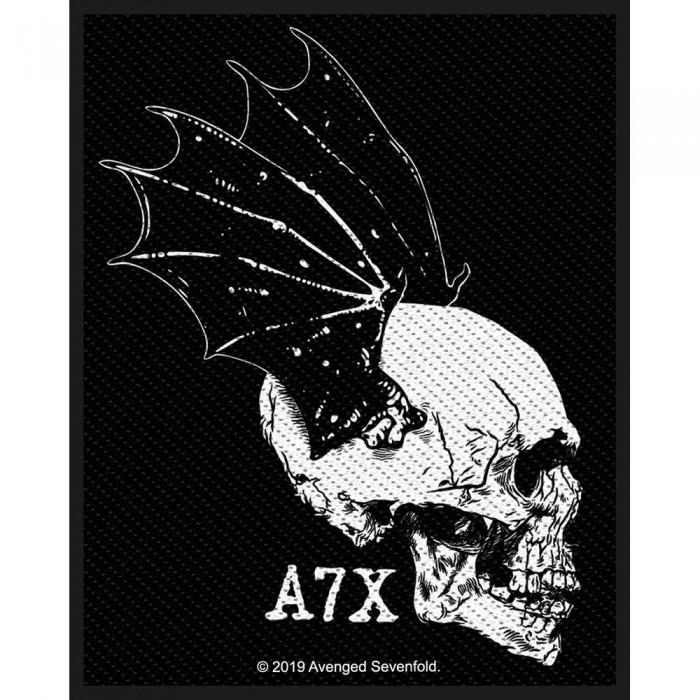 Avenged Sevenfold Schädelprofil-Patch One Size weiß/schwarz von Joom DACH