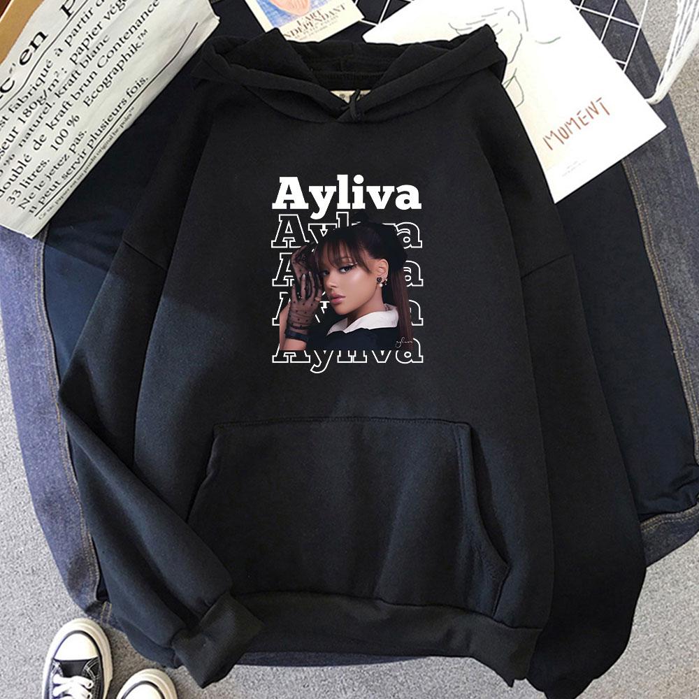 Ayliva Singer Hoodie Süßes Sweatshirt Fleece Grafikdruck Kleidung Damen/Herren Aldult Ästhetischer Pullover XS von Joom DACH