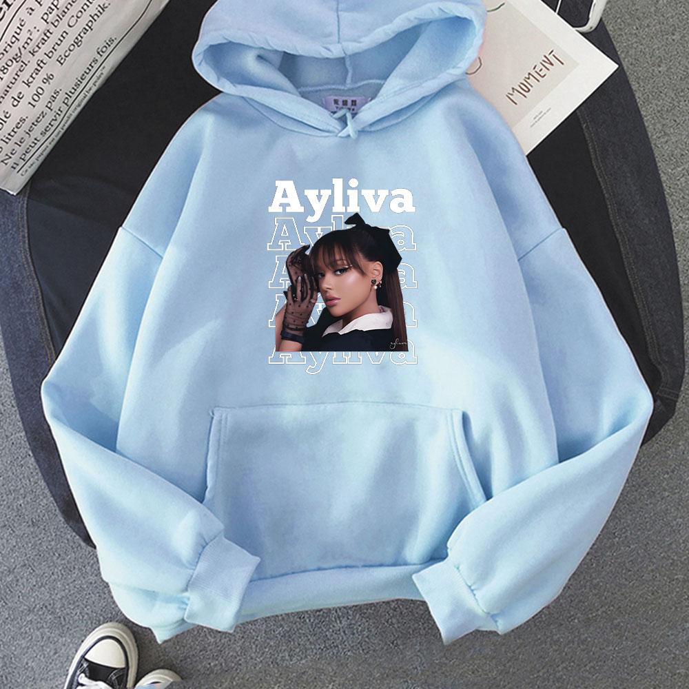 Ayliva Singer Hoodie Süßes Sweatshirt Fleece Grafikdruck Kleidung Damen/Herren Aldult Ästhetischer Pullover XS von Joom DACH