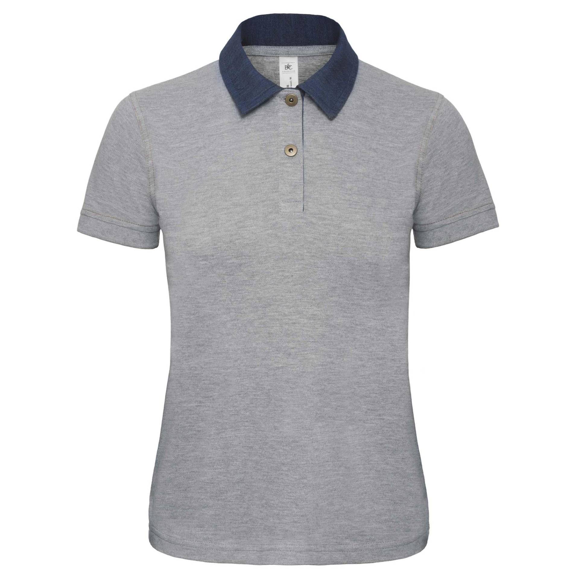 B&C Denim Damen/Damen Forward Kurzarm-Poloshirt S von Joom DACH