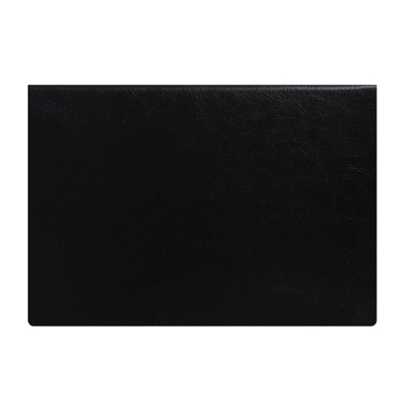 B5 Notizbuch Glatteres Schreiben Dickes Papier Schwarzes PU-Leder Notizblock für Zuhause Schule Büro Geschenke von Joom DACH