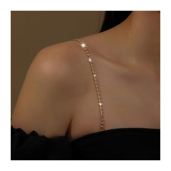 BH Schulterträger Funkelnde Strasssteine Rutschfeste Schulterträger Verstellbare Damen Unterwäsche Accessoires B von Joom DACH