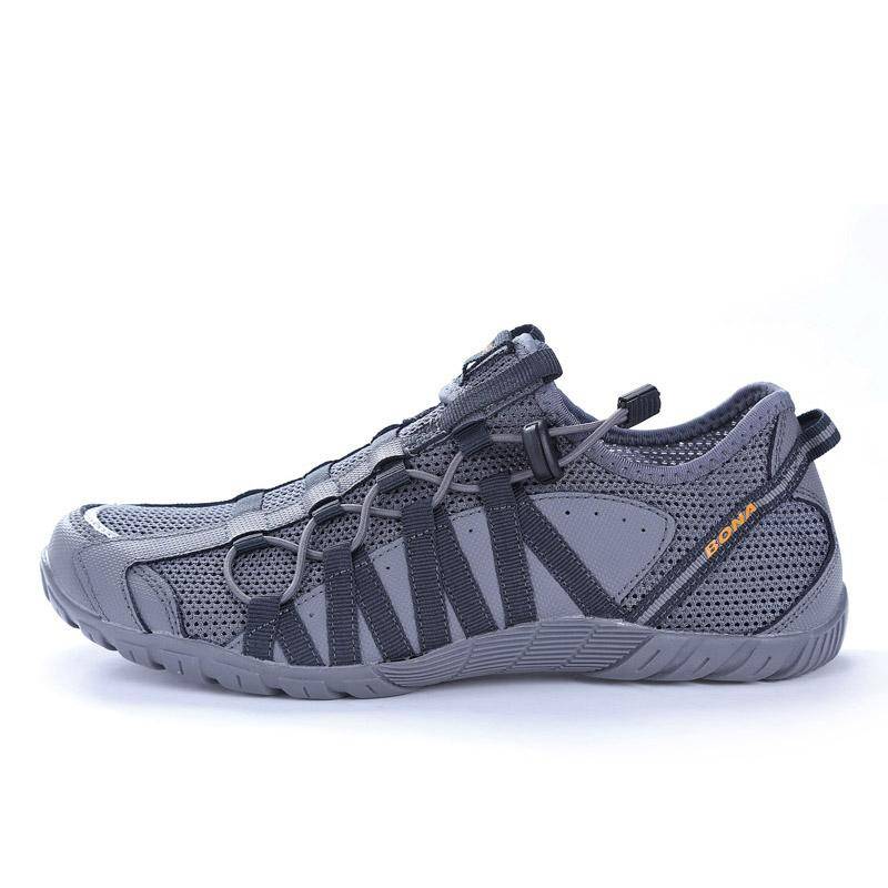 BONA Neue Beliebte Stil Männer Laufschuhe Schnüren Sportschuhe Outdoor Walkng Jogging Turnschuhe Bequeme 40 dunkelgraue von Joom DACH