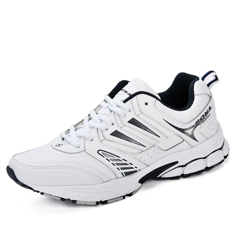 BONA Neue Design Stil Männer Schuhe Atmungsaktiv Beliebte Männer Laufschuhe Outdoor-Sneaker Sport Schuhe Bequem 46 weiß von Joom DACH