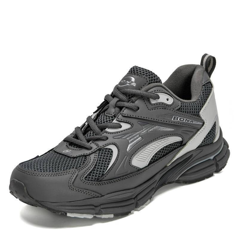 BONA Neue Designer Beliebte Action Leder Männer Turnschuhe Outdoor Casual Schuhe Mode Mann Freizeit Schuhe Wanderschuhe Weiche 43 graue von Joom DACH