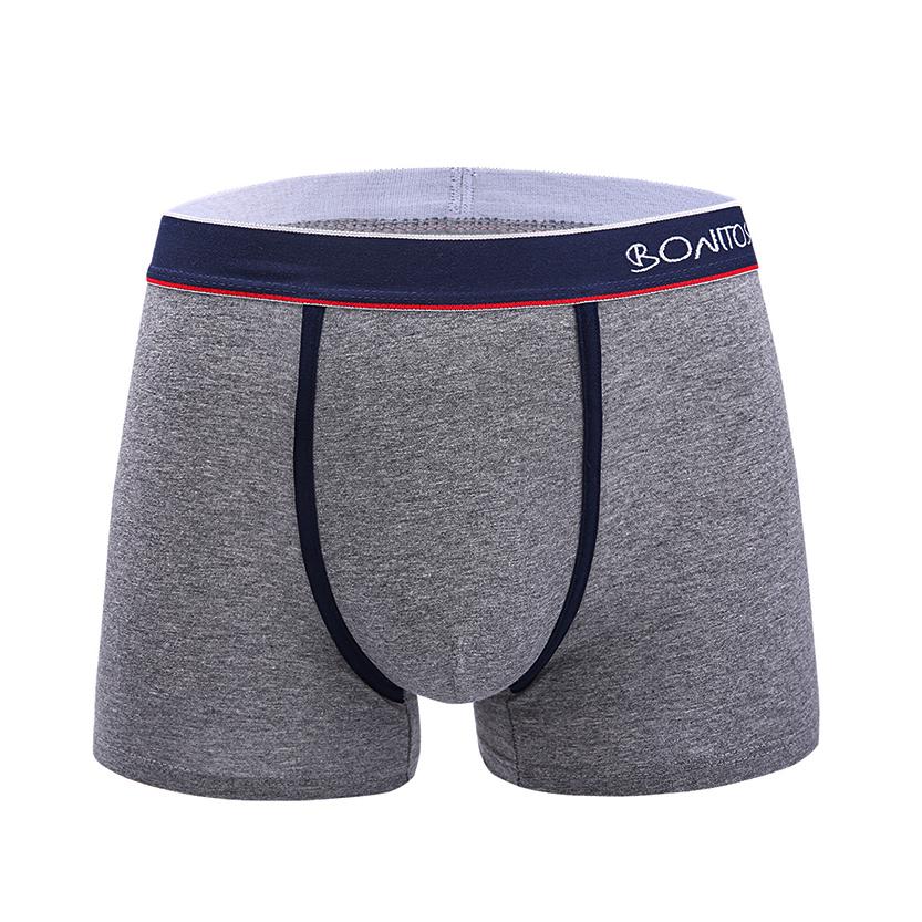 BONITOS 1 Stücke Druck Boxer Männer Unterwäsche Für Mann Baumwolle herren Unterhosen Bequem XXL dunkelgraue von Joom DACH