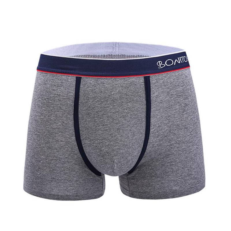 BONITOS 1 Stücke Druck Boxer Männer Unterwäsche Für Mann Baumwolle herren Unterhosen Bequem XXL dunkelgraue von Joom DACH