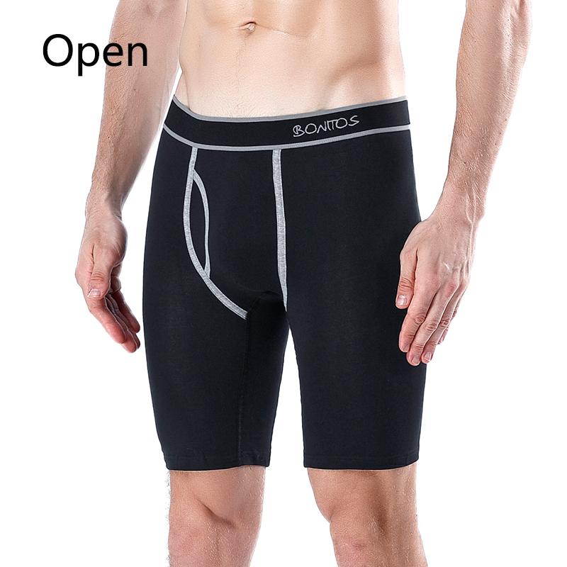 BONITOS 1Pcs Lange männer Unterhosen Baumwolle Männer Boxer Bequeme Unterwäsche Für Mann Einfarbig XL von Joom DACH