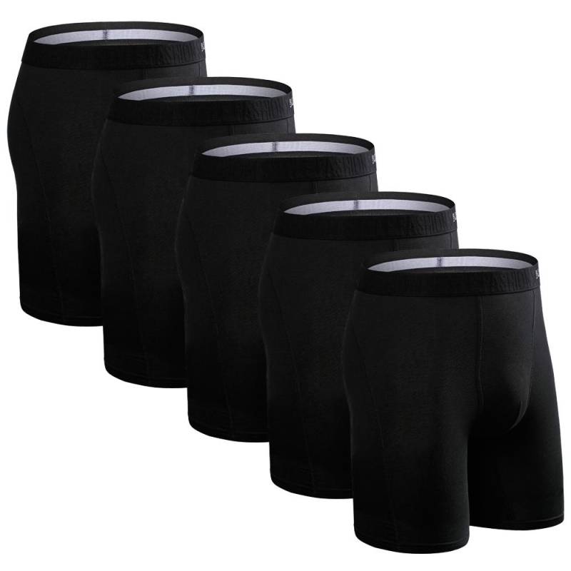BONITOS 5Pcs Lange männer Höschen Baumwolle Männer Boxer Bequeme Unterwäsche Für Mann Einfarbig Unterhosen XL BONITOS 5Pcs Lange männer Höschen Baumwolle Männer Boxer Bequeme Unterwäsche Für Mann Einfarbig Unterhosen XL von Joom DACH