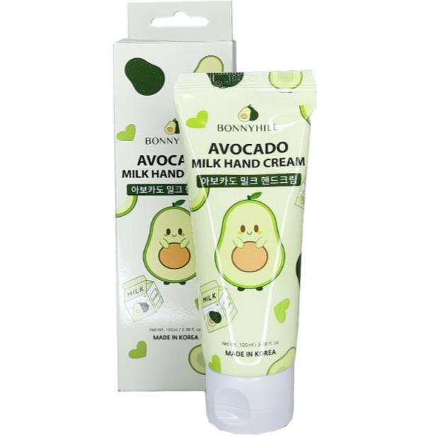 BONNYHILL Erdbeermilch/Mango/Avocado/Pfirsich Handcreme 100ml, Feuchtigkeitsspendend, Koreanische Kosmetik, Kbeauty, Probe Avocado von Joom DACH