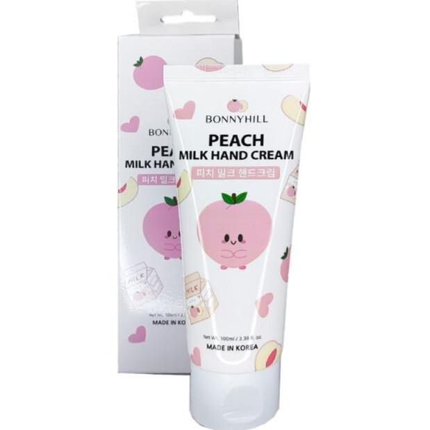 BONNYHILL Erdbeermilch/Mango/Avocado/Pfirsich Handcreme 100ml, Feuchtigkeitsspendend, Koreanische Kosmetik, Kbeauty, Probe Peach von Joom DACH