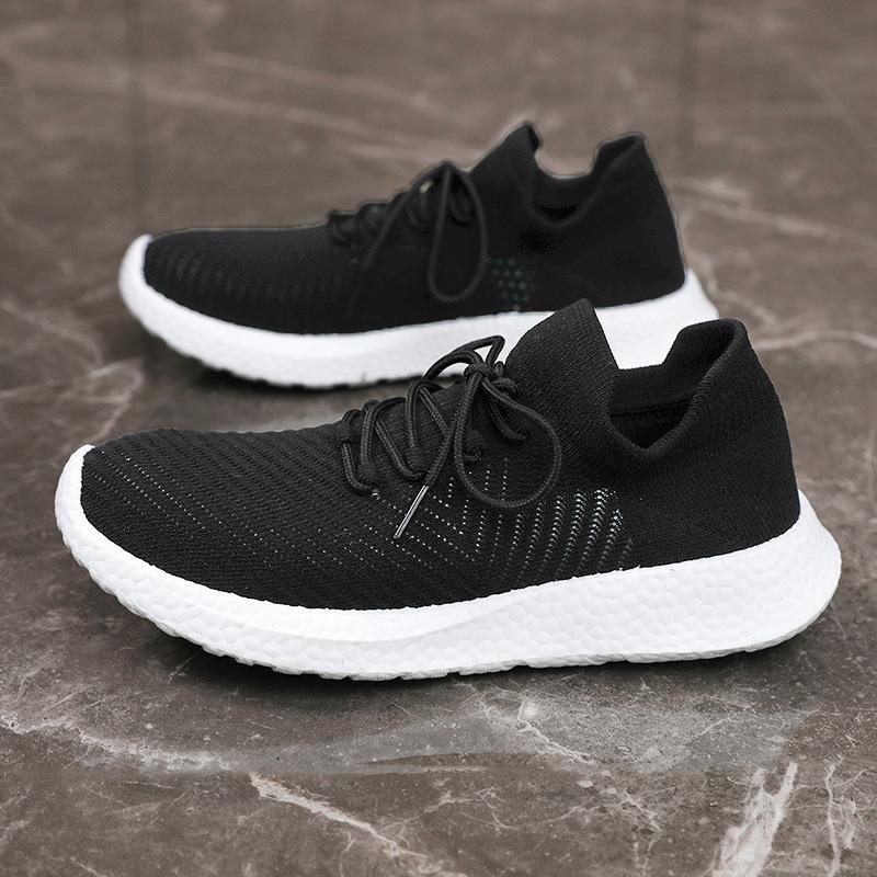 BR005-1 Neue Frühjahr Sommer herren Schuhe Fliegen Woven Schuhe Erhöhte Turnschuhe Tragen-Beständig Atmungsaktive Mesh-Schuhe Laufschuhe 44 von Joom DACH