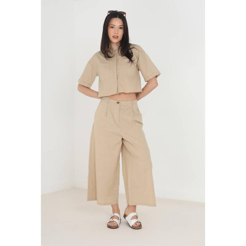 BRAVE SOUL Kiki Culotte-Hose für Damen/Damen S sand BRAVE SOUL Kiki Culotte-Hose für Damen/Damen S sand von Joom DACH
