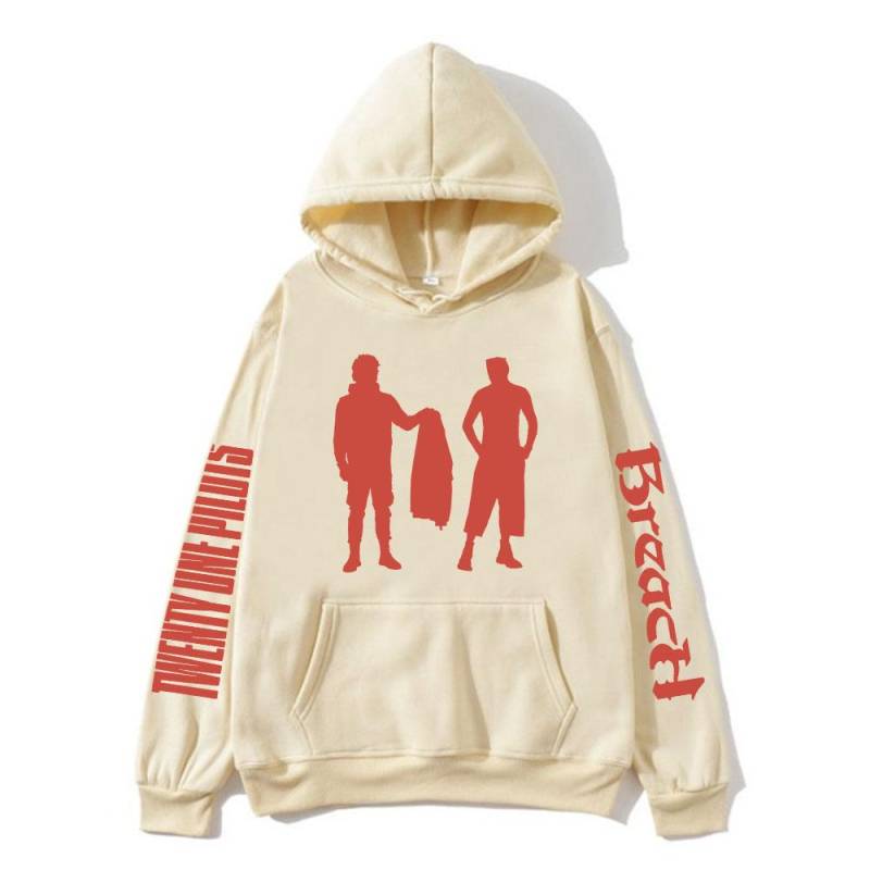 BREACH Hoodies Twenty Onepilots Band Sweatshirts Langarm Kapuzenpullover Fleece Warm Herren Damen Hoodie Streetwear XXXL khaki von Joom DACH