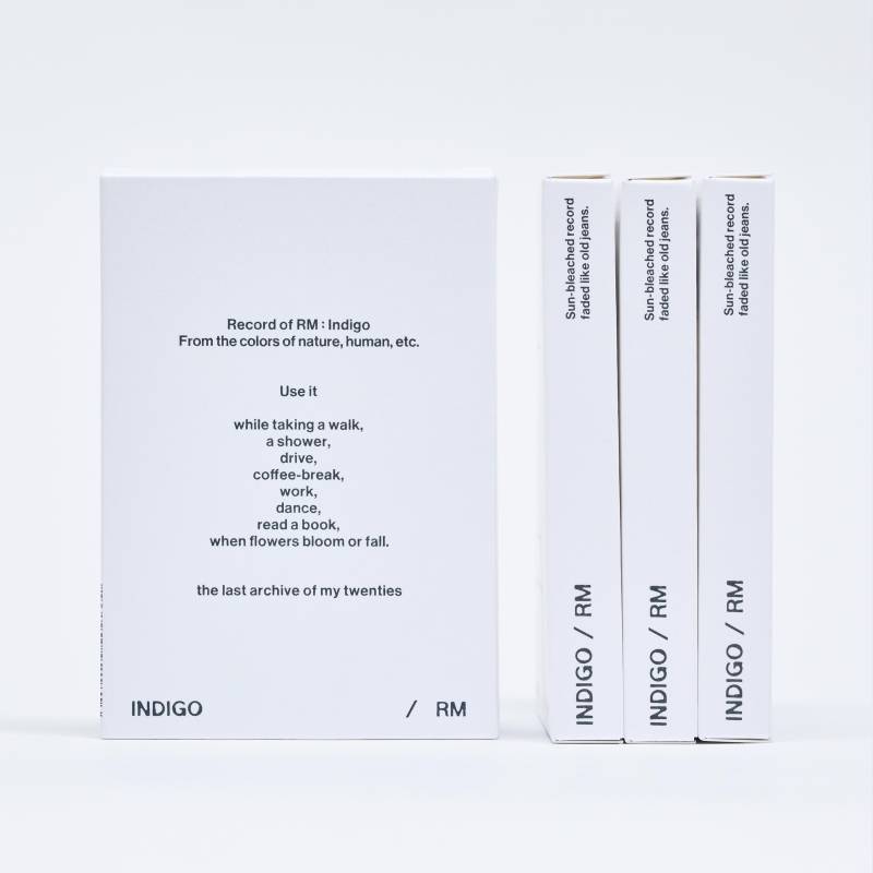 BTS RM – Indigo-Buch/Postkarten-Edition + kostenloses Geschenk Postcard Ver. von Joom DACH