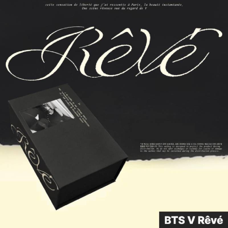 BTS V Rêvé Reve-Postkarte + Magnet + Etikett-Schlüsselring & Weverse POB vorbestellen von Joom DACH
