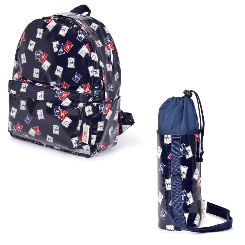 BUNTES CANDY STYLE LAURA ASHLEY Set Rucksack Trinkflaschenhülle Briefmarken Freizeit Ausflug Sporttag Grundschule Kindergarten Kinder Stylisch von Joom DACH