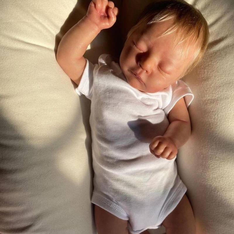 BZDOLL 47CM 3D-Paint Haut Weiche Silikon Reborn Junge Baby Puppe Spielzeug Für Mädchen Wie Echte 19 Zoll Tuch körper Schlafen Lebendig Dress Up Boneca 47cm 3D-paint Skin Doll von Joom DACH