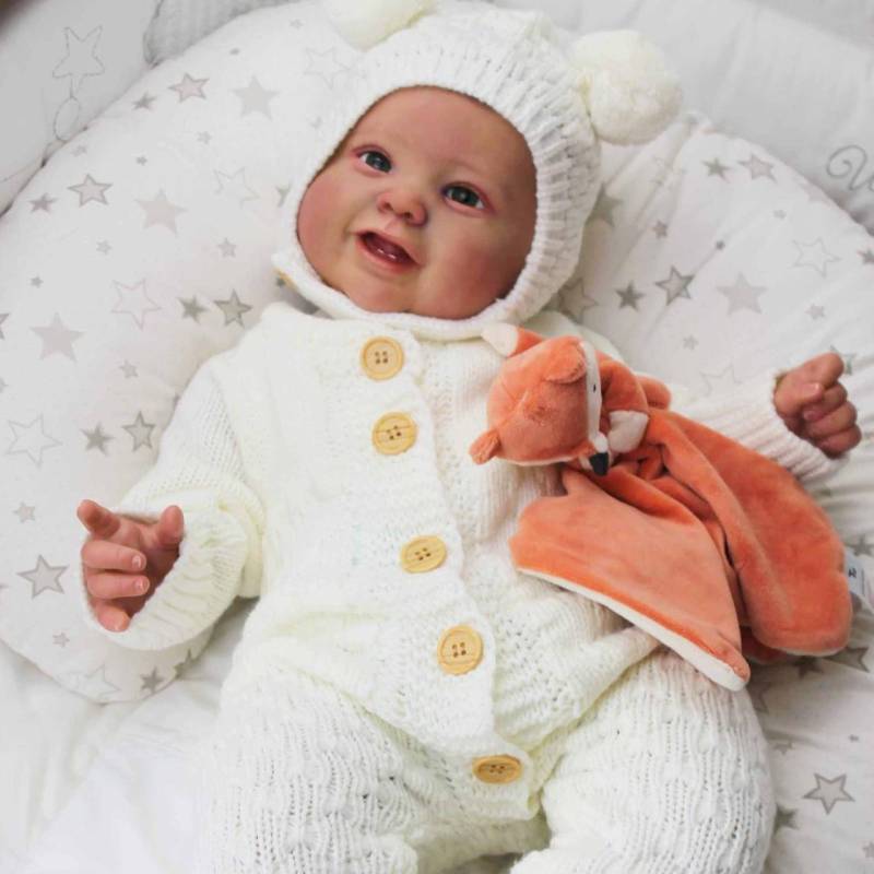 BZDOLL 60CM 3D Farbe Haut Weiche Silikon Reborn Baby Für Mädchen Große Größe Kleinkind Kunst Puppe Mit Gefäß Vene kind Geschenk 60cm 3D-paint Skin Doll von Joom DACH