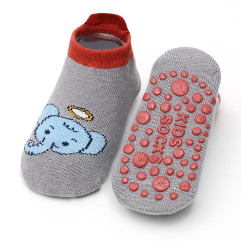 Baby Anti Slip Cartoon Kurze Socken Geklebt Sohle Boden Socken Kinder Socken M von Joom DACH