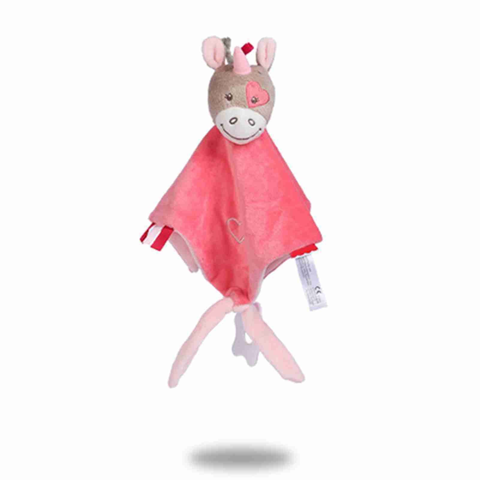Baby Beruhigende Handtuch Rotes Pferd Weiche Tröstlich Spielzeug Handtuch Beißring Infant Spielzeug von Joom DACH