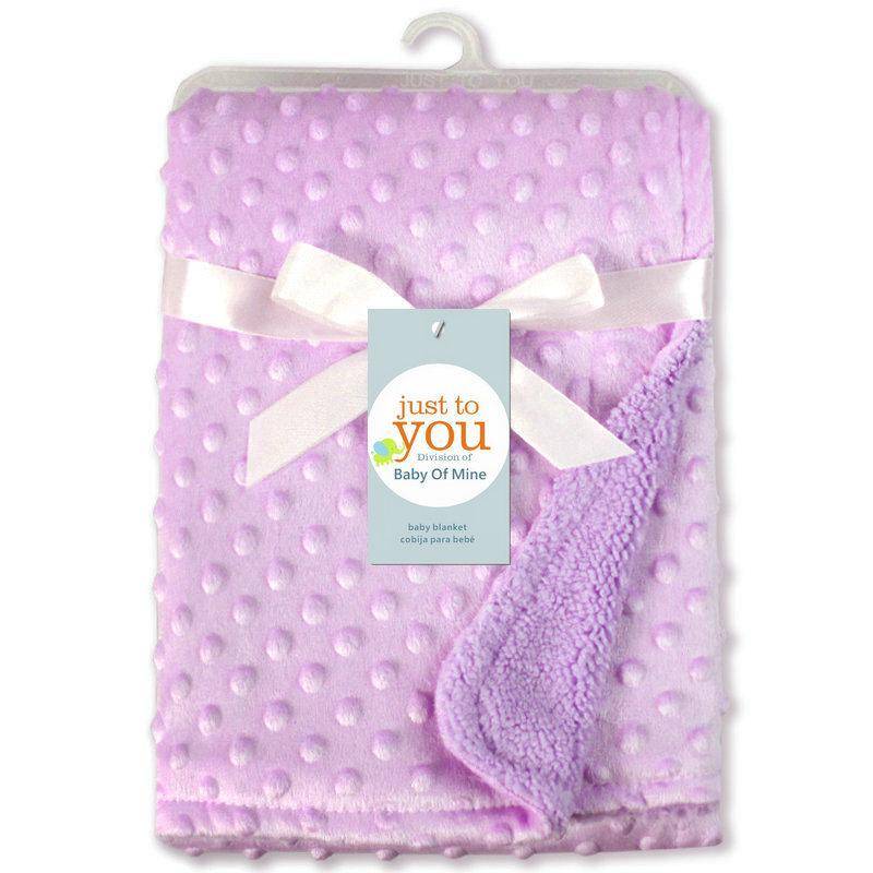 Baby Decke Gestrickt Neugeborenen Swaddle Wrap Decken Kleinkind Infant Bettwäsche Kinderwagen Decke 76cm*102cm violett von Joom DACH