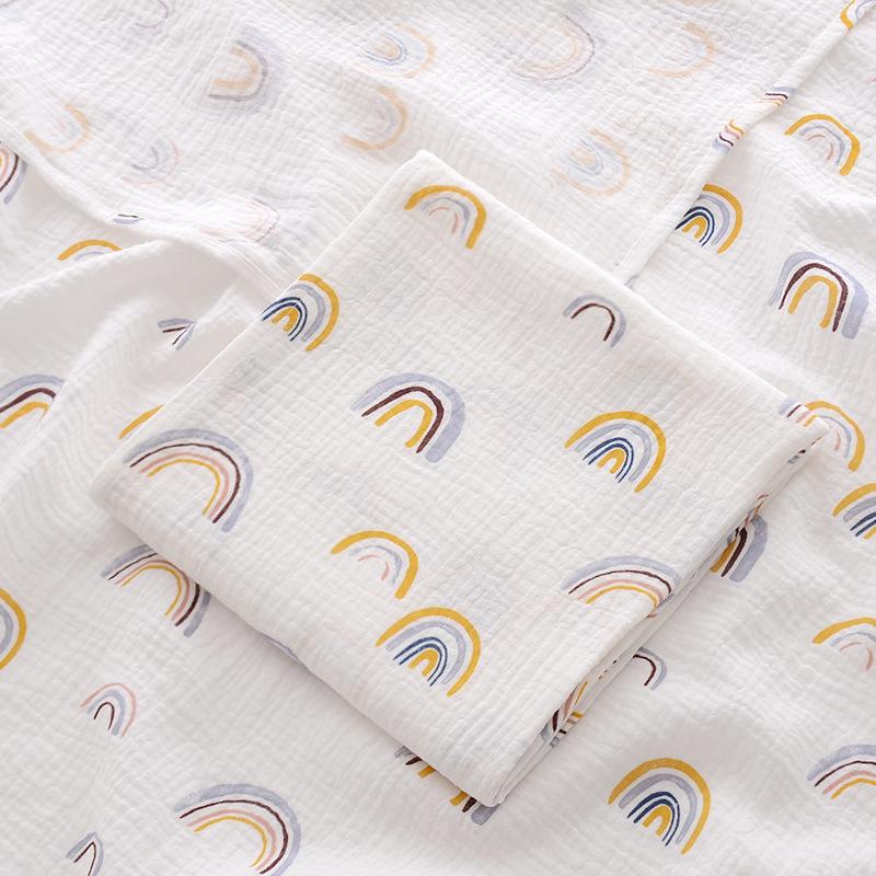 Baby Decke Swaddle 2 Schicht Baumwolle Decken Für Neugeborene Badetuch Sommer Bettwäsche Baby Artikel Mutter Kinder von Joom DACH