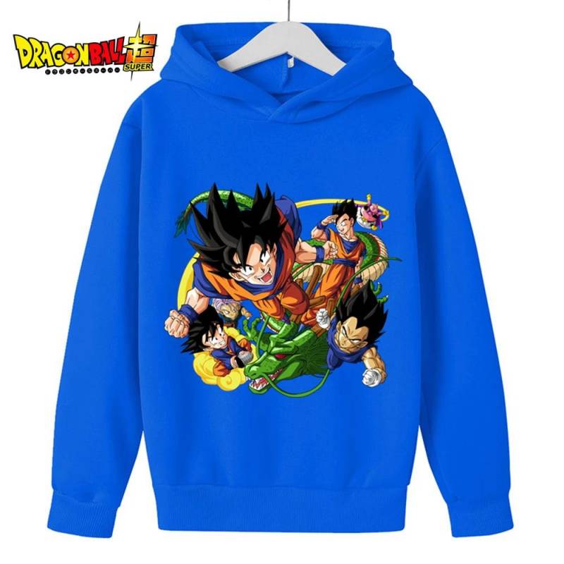 Baby Dragon Ball Z Hoodies 2025 Frühling Kinder Kleidung Kleinkind Mode Print Tops kinder O Neck Pullover Outwear Jungen 4-14 jahre 130 von Joom DACH