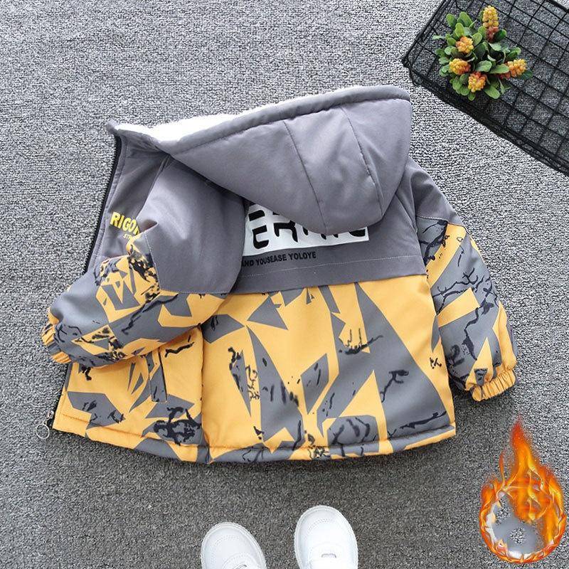 Baby Freizeitkleidung Kinder Dicke Jacken Jungen Herbst und Winter Kleidung Plus Samt Jacken 100 von Joom DACH