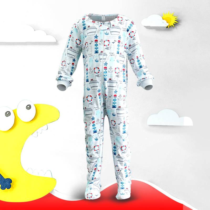 Baby Kinder 2 bis 7 Jahre alt Einteiliger Strampler Langarm 100% Baumwolle Kleidung Reißverschluss Jungen und Mädchen Kleidung Pyjama Strampler 110 weiß Baby Kinder 2 bis 7 Jahre alt Einteiliger Strampler Langarm 100% Baumwolle Kleidung Reißverschluss Jungen und Mädchen Kleidung Pyjama Strampler 110 weiß von Joom DACH