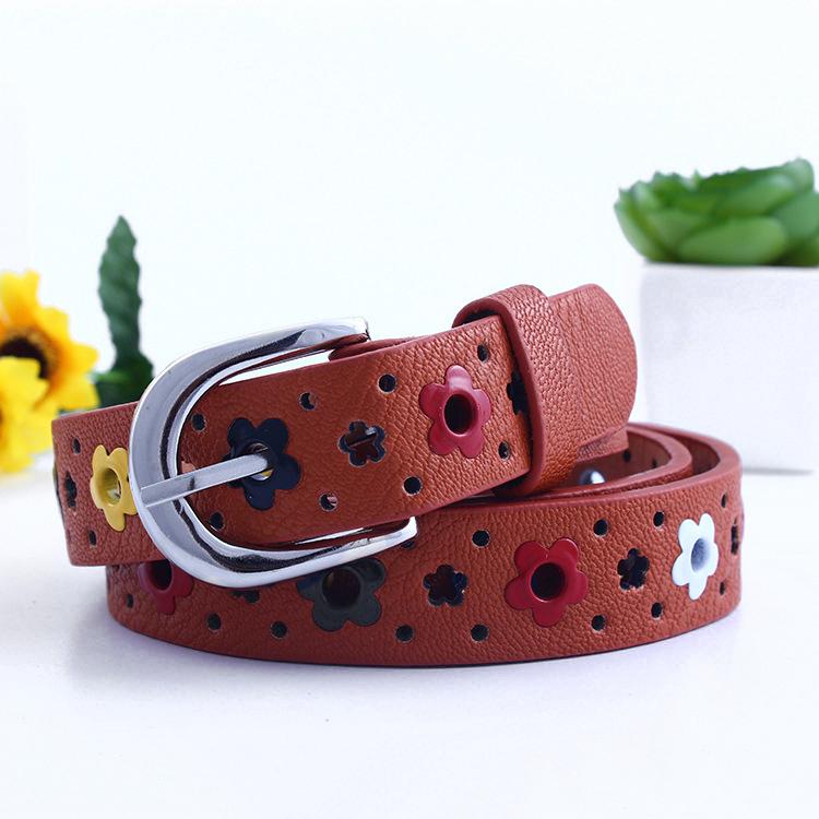 Baby Kinder Jungen Mädchen PU Leder Taille Gürtel Bund Schnalle Einstellbar Mode braun von Joom DACH